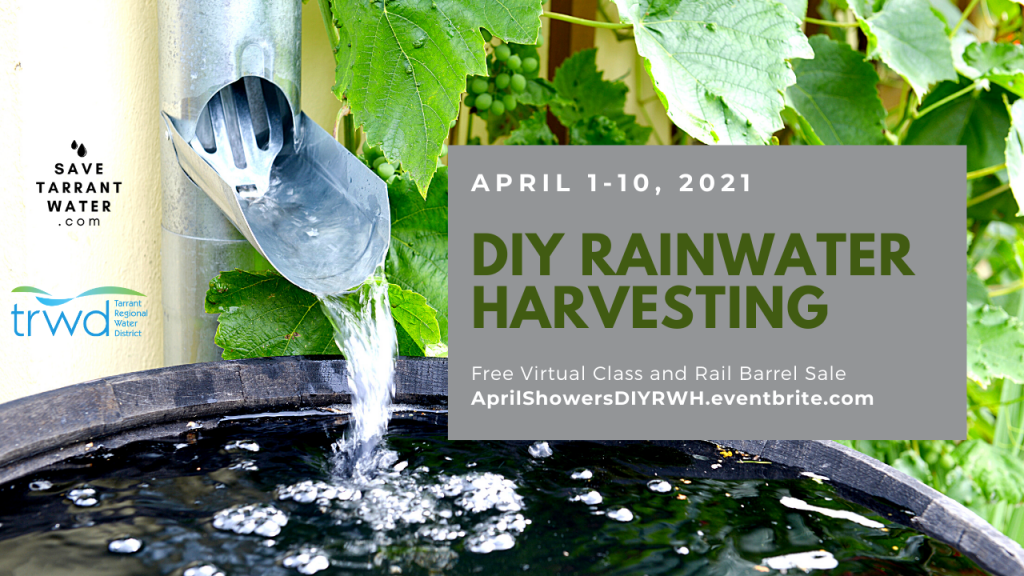 DIY Rainwater Harvesting and Rain Barrel Sale | Save Tarrant Water