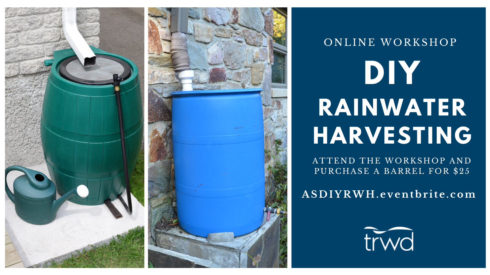 rainwater harvesting barrel