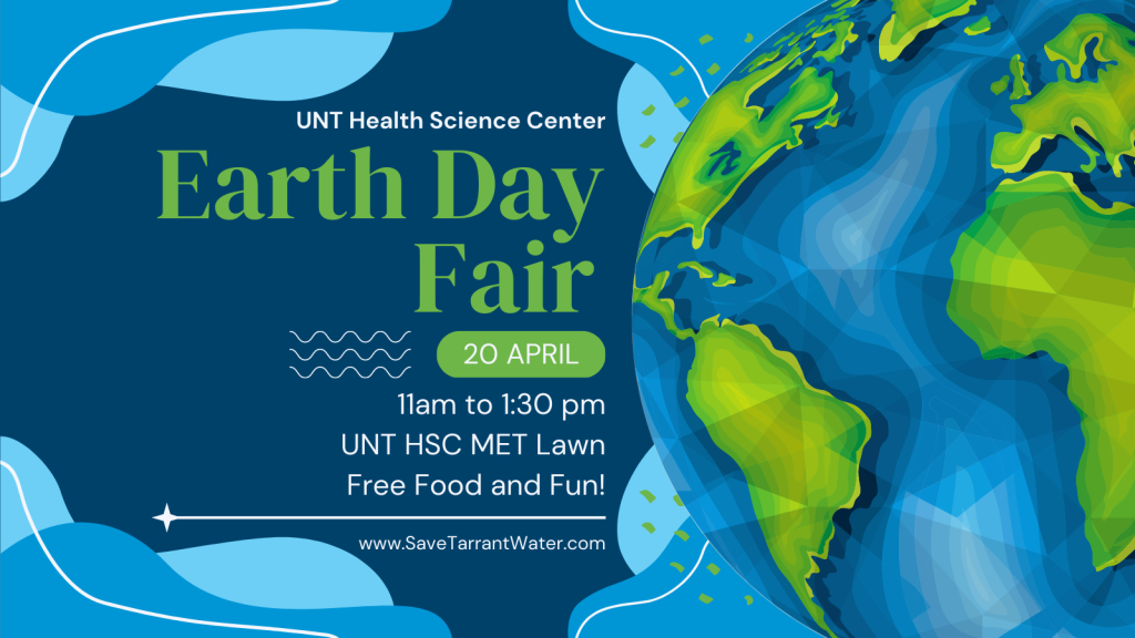 UNT HSC Earth Day Fair Save Tarrant Water